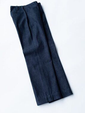 NWT Factor's Trouser in Blue Raw Denim Size 32